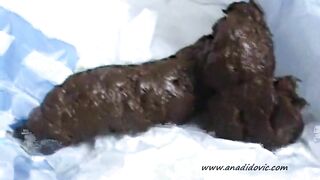 Dump in a bag from hot ass