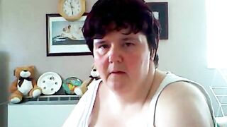 Fat granny is a scat whore
