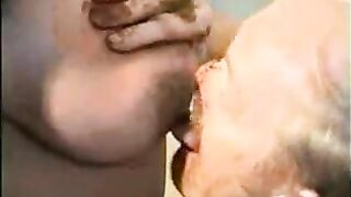 Slutty big tits bbw slut in scat session