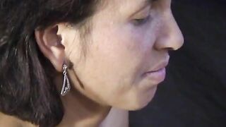 Licking and rubbing shit in threesome