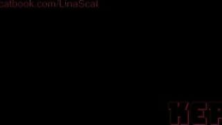 Hot latina babe masturbates with shit & chocolate