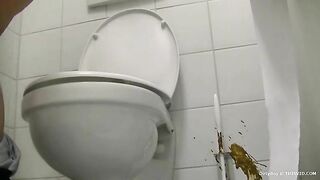 Explosive Mess in the toilet