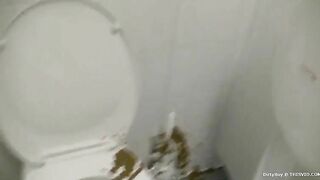 Explosive Mess in the toilet
