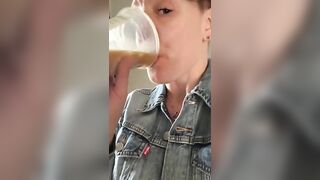 Ginger's long messy poop eating