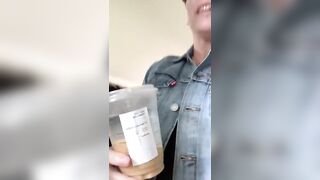 Ginger's long messy poop eating