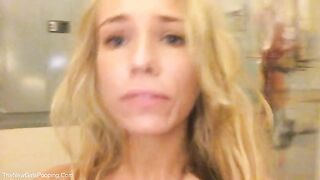 Haley Shits on the Toilet