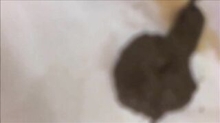 Hot ass girl shit and piss in the washroom