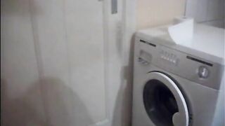 Cute milf shitting standing up