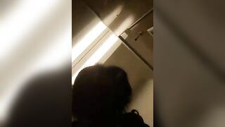 Mature naughty lady pooping