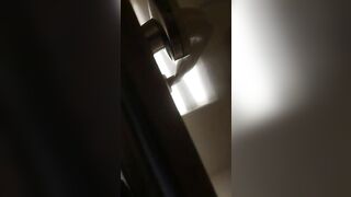 Amazing masked milf pooping