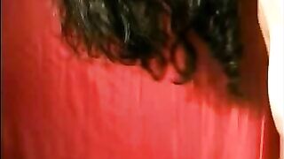 Slut rubs her shit into her ass