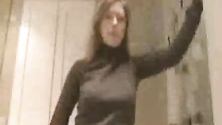 Amateur horny mistress pooping