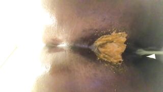 Naughty Bathroom Poop closeup