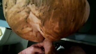 Smearing shit while fucking her