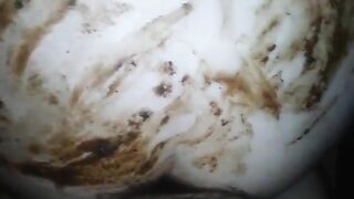 Kinky scat anal fuck