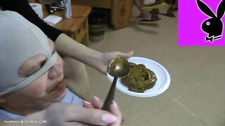 Spoon feeding a slave