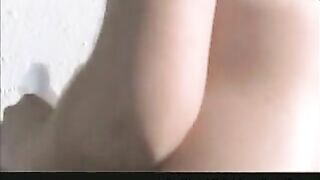 Young hot chick and outdoor poop