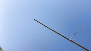 Chubby ass lady pooping outdoor pov