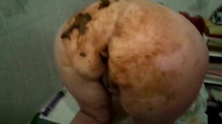 Spanking and smearing on that big booty