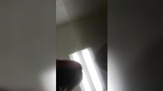 Nerdy mature lady and sexy poop