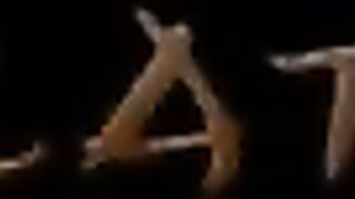 Sexy blonde babe in yoga pants farting