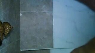 Cheeky load from sexy pink asshole