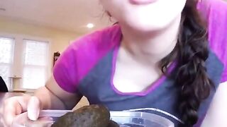 Cheeky ass milf is ready for poop eating