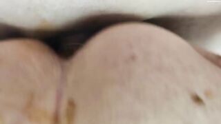 Chubby ass getting scat bang