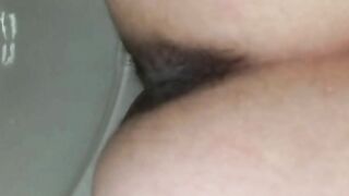 Beautiful hairy pussy and hot dark asshole