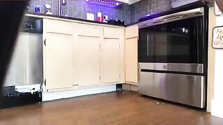 Pretty naked ebony chick poops