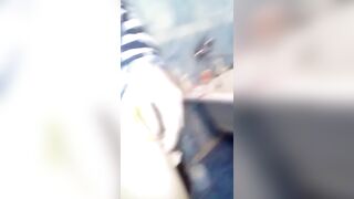 Lovely ass lady pooping heavy load