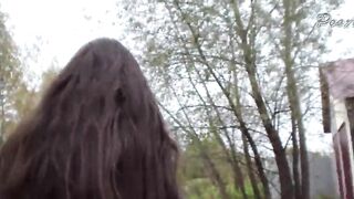 A powerful outdoor shit play