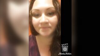 BBW Sloppy farts Closeup