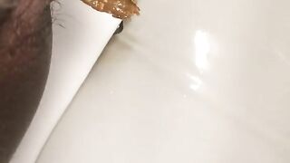 Breakfast is served in the toilet