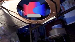 Lovely big thick hairy booty dropping turd