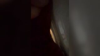 Slutty French chick playing with shit